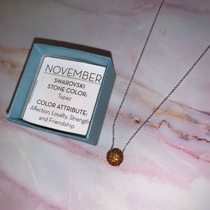 NEW!! November birth stone necklace !!!